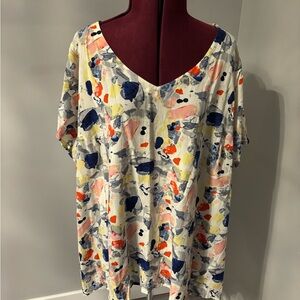 Blue Sky 2x wool/viscose blouse